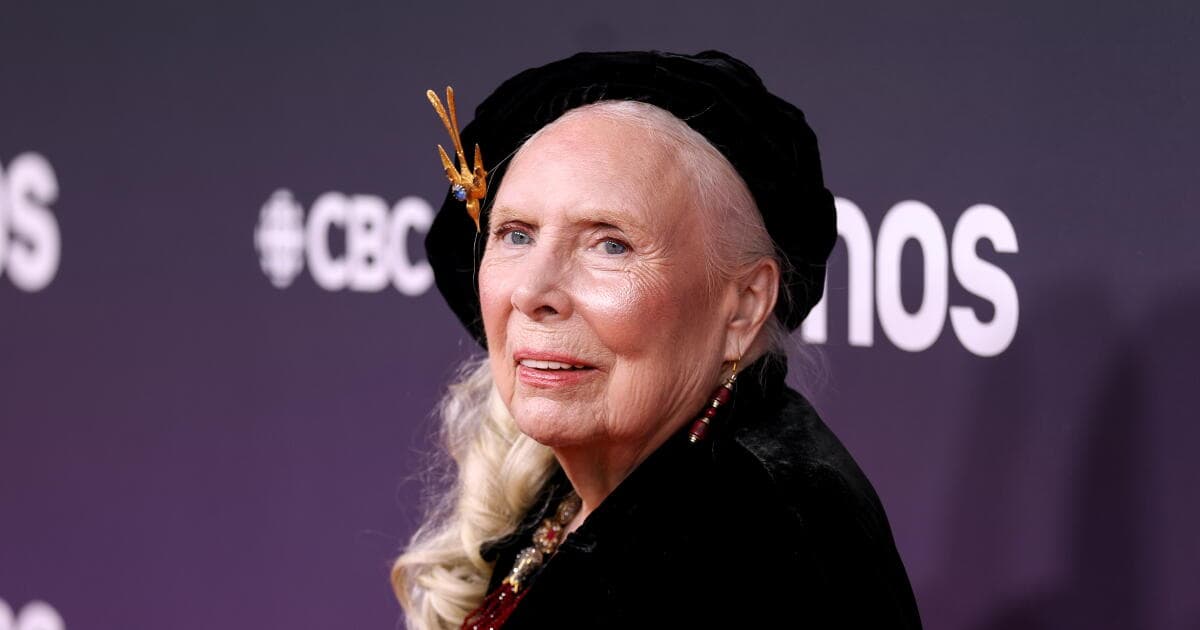 Joni Mitchell celebrates new American citizenship after 62 years living in the United States