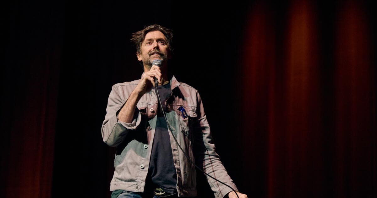 'I've worked hard to get where I'm not': Kirk Fox on comedy, tennis and his dirtbag-noir novel