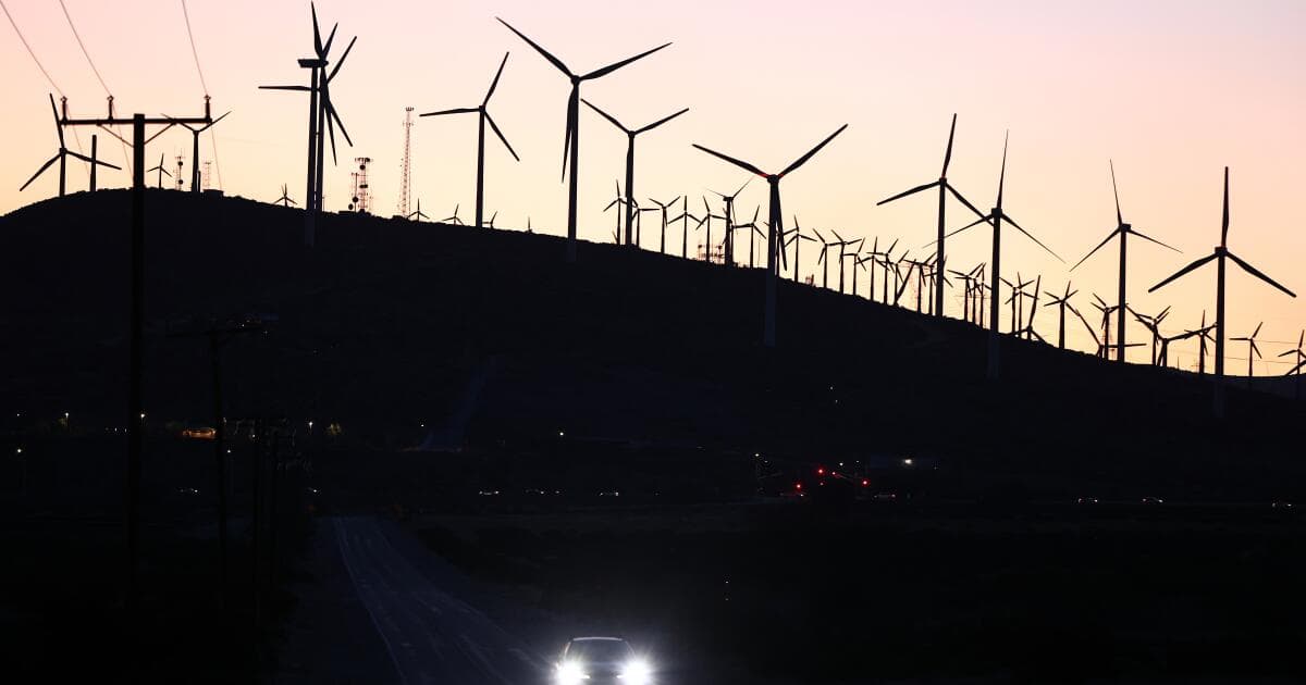 Hiltzik: Trump's 'weird war' on wind power will jeopardize our energy future and cost Americans billions