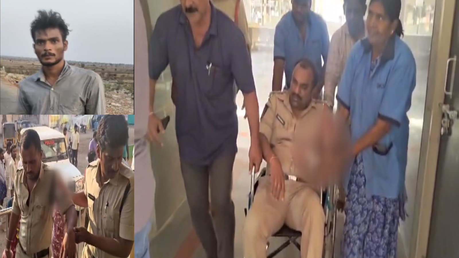Tadipatri: Accused Attacks Police During Reconstruction, Shot In the Legs