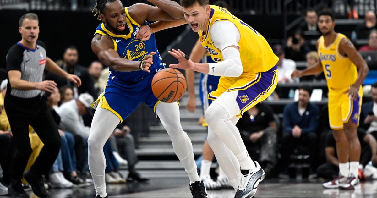 Walker Kessler debuts, but Luka Doncic sits during Lakers' preseason loss to Warriors