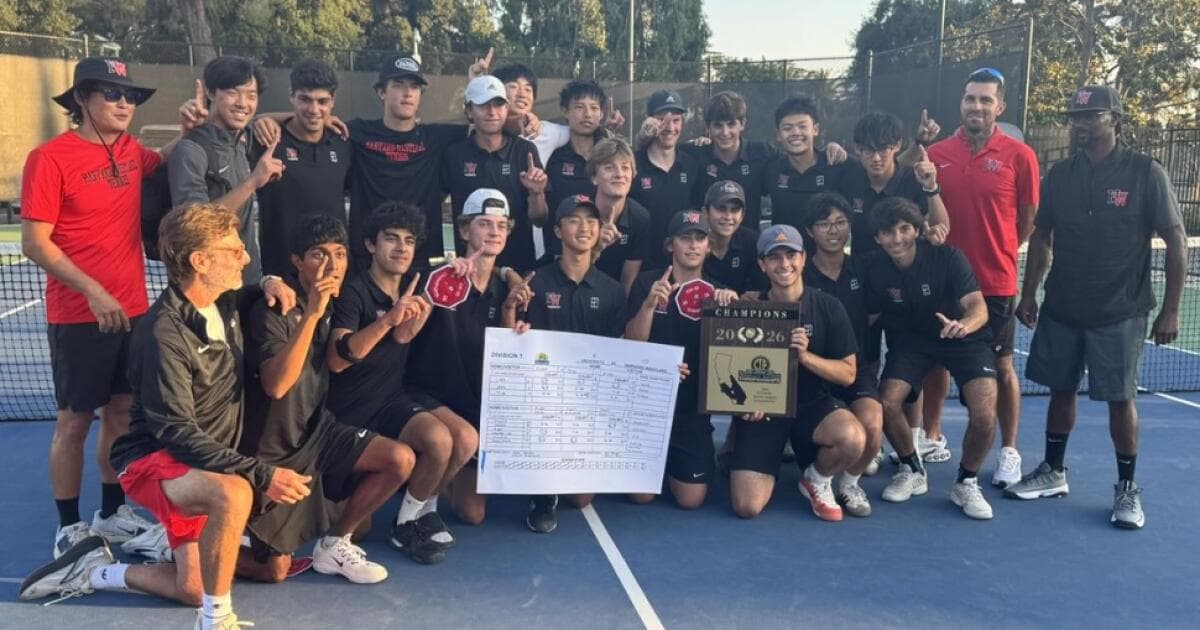 Prep talk: Harvard-Westlake rises to the top in Southern Section Division 1 tennis