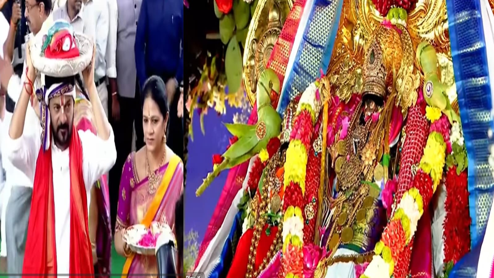 CM Revanth Presents Silk Robes For Sita Rama Kalyanam at Bhadrachalam
